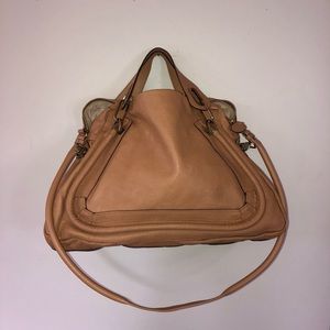Chloe Tan Leather Satchel
